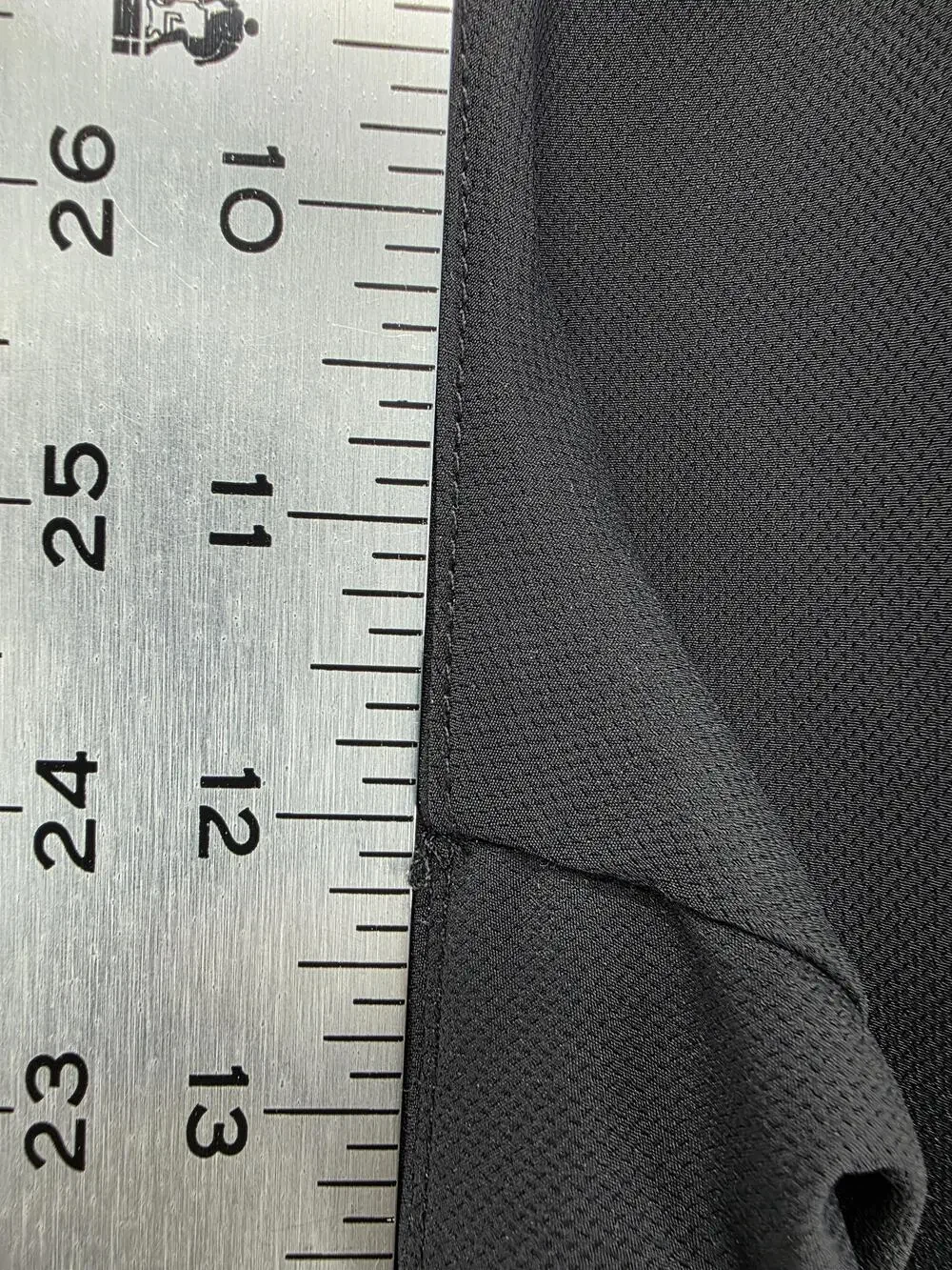 Banana Republic Dress Pants Mens 36x29 Black Polyester Flat Front Slacks Office